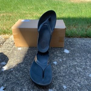 OOFOS Black Comfort Sandals | Women | EUR 40